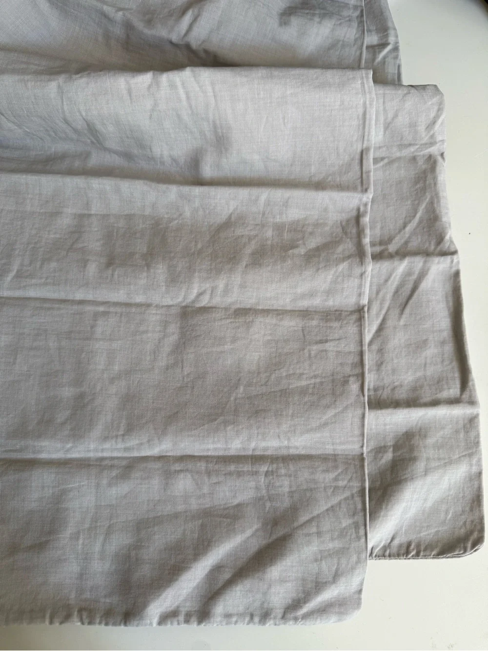 RH Euro Sham Mist Italian Garment-Dyed Cotton Gauze NWT
